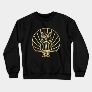 owl art Crewneck Sweatshirt